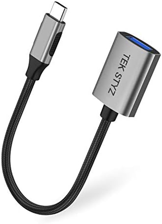 TEK STYZ USB-C USB 3.0 adapter kompatibilan s vašim Xiaomi Redmi Note 11s OTG Type-C/PD muški USB 3.0 ženski pretvarač.