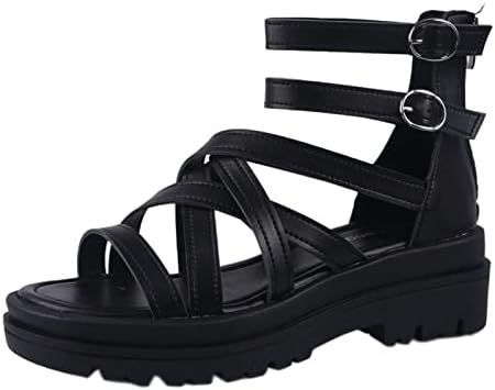 Ženske haljine sandale Ljetne sandale plaža debela dna i cipele moda zavirivanje ljetnih nožnih prstiju Ženski proljeće povremene rimske