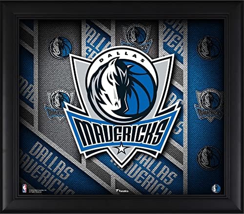 Dallas Mavericks uokviren 15 x 17 Team Threads Collage - NBA timski plakovi i kolaži