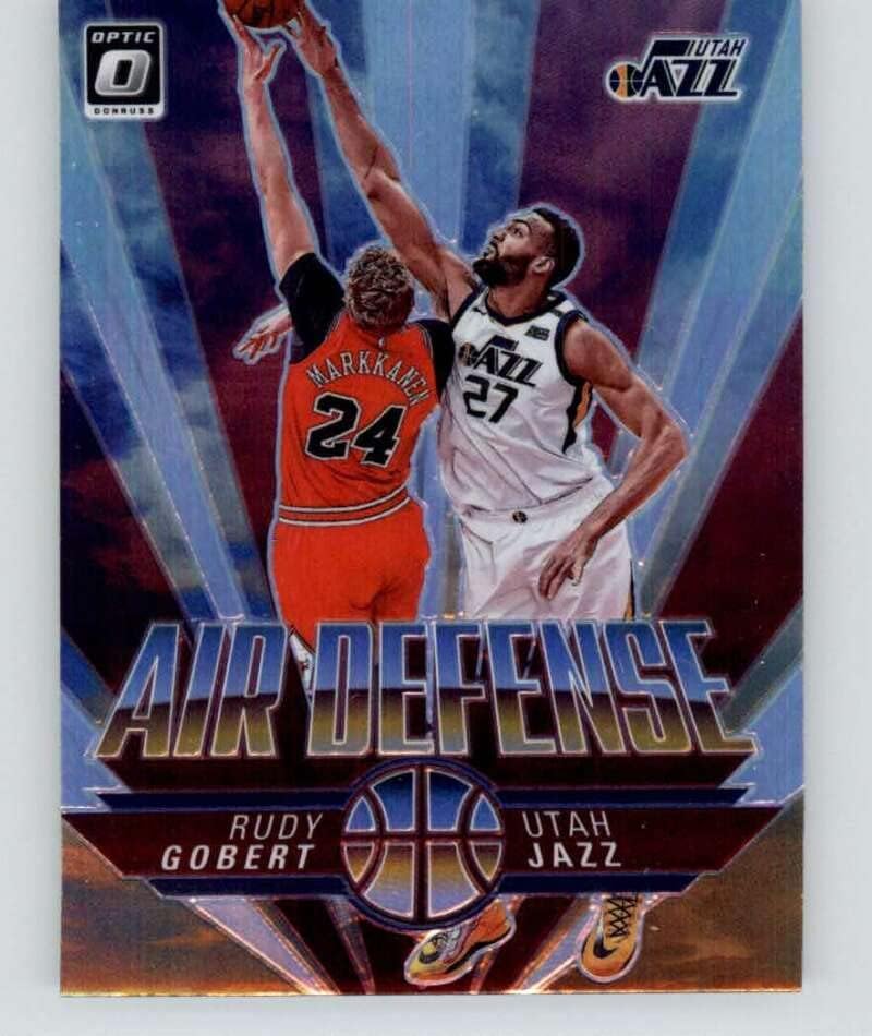 2021-22 Donruss optička zračna obrana holo 1 Rudy Gobert Utah Jazz NBA košarkaška karta