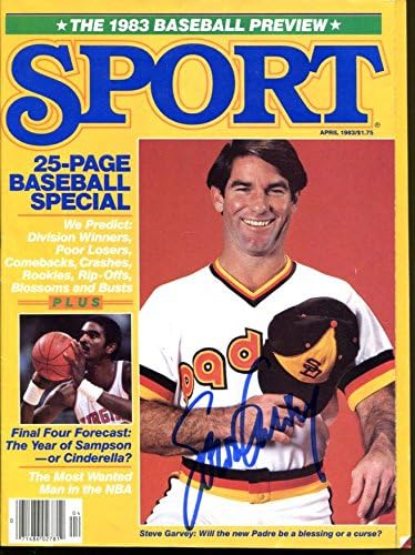 Steve Garvie potpisao je ugovor sa sportskim časopisom iz 1983. godine bez potpisivanja etikete M. A. - A-M. A. S autogramima