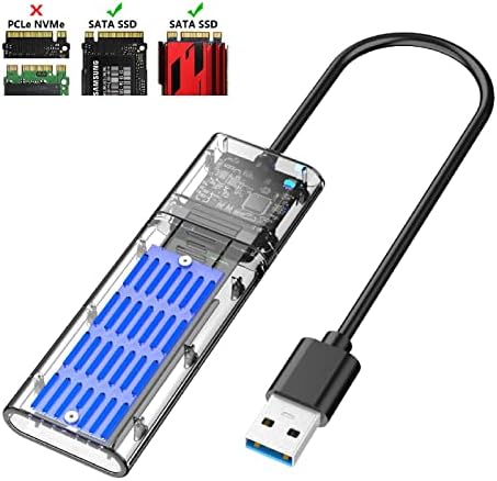 ND BLUE M.2 NGFF SSD SATA na USB 3.0 Adapter za skladištenje vanjskog kućišta Aluminij
