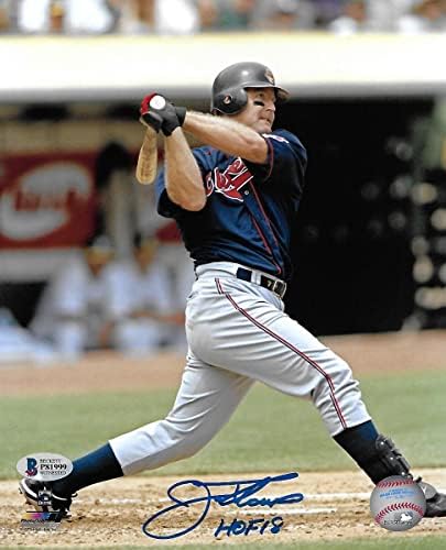 Jim Thome Autographid Cleveland Indijanci 8x10 w/hof 18 Beckett je svjedočio 1 - Autografirane MLB fotografije