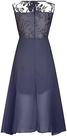 Tunika ženska Ženska šifon poplun Maksi suknja s okruglim vratom s printom šljokica duga haljina Ženska ljetna odjeća
