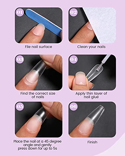 Nježno ružičasto ljepilo za nokte za lijepljenje noktiju akrilni nokti savjeti za nokte snažno ljepilo dugotrajna četka za nanošenje