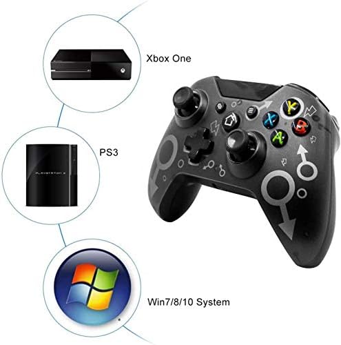 Bežični kontroler za Xbox One, Xbox One Controller s funkcijom dvostruke vibracije, kompatibilan s Xbox One/One S/One X/P3 konzola/Windows