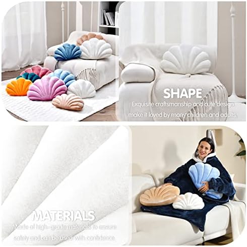 Jastuci za školjke sioloc, jastuci za bacanje u obliku morske školjke, ukrasni jastučni jastuk za kauč