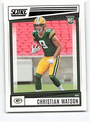 2022. rezultat 367 Christian Watson NM-MT RC Rookie Green Bay Packers nogomet NFL