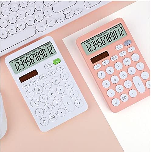 QUUL 12 znamenkasti stol kalkulator veliki gumbi financijski poslovni računovodstveni alat bijela plava narančasta velika gumba baterija
