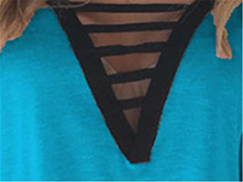 Adongnywell Ženska majica s kratkim rukavima s kratkim rukavima Ljeta Prevelika predimenzionirana ljetna majica bluza