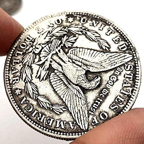 Kripto valuta lutalica nebeskih očiju zmija srebrna medalja komemorativna sretna kovanica sa zaštitnim naslovnicom osobni amaterski