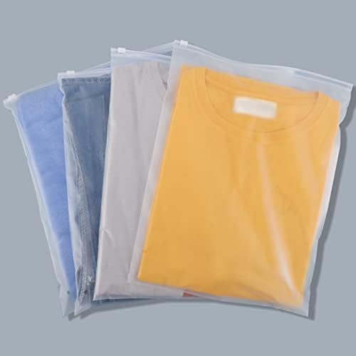 Svaldo vrećice za pakiranje odjeće, 100 brojanja 12x14 inča smrznute plastične vrećice s patentnim zatvaračem za odjeću, gusta plastična