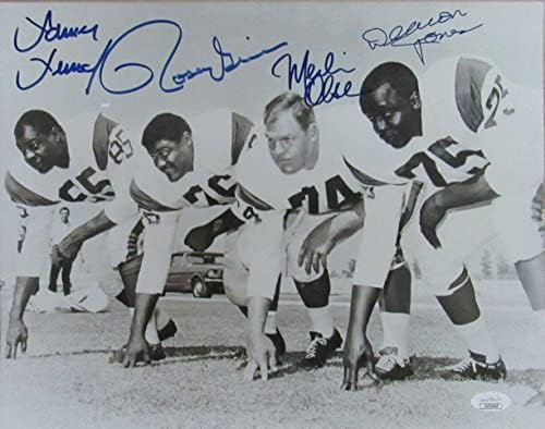 Zastrašujući četveronožni la Rams Multi -potpisani/Autografirani 11x14 Photo JSA 167426 - Autografirane NFL fotografije