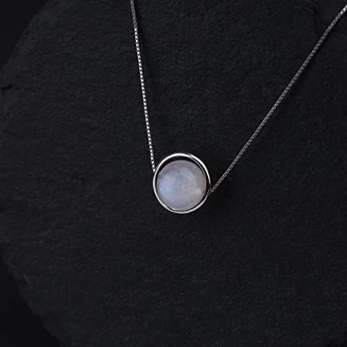 925 srebrni lanac Od 925 BBC jednostavna ogrlica s ljekovitim kristalom