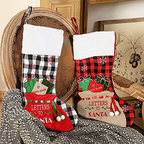 Ukrasna božićna čarapa crtana vrećica slatkiša lijepa viseća Poklon vrećica poklon vrećica