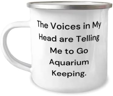 Pokloni za prijatelje u akvariju, glasovi u mojoj glavi mi govore, nova šalica za akvarij od 12 oz, od prijatelja, Pribor za akvarij,