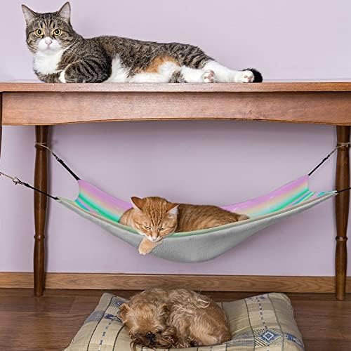Šareni svjetlucavi stalak za viseće mreže za kućne ljubimce mačji krevet Proizvodi za kućne ljubimce izvrsna prozračnost jednostavna