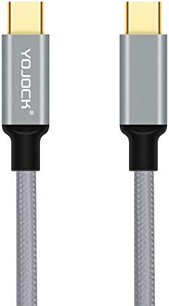 USB-C do USB-C kabela 6FT, USB tip C TIP C 3A 60W Grey Power isporuka Brzo punjenje Pleteni kabel za MacBook Galaxy S8 S8 Plus Chromebook