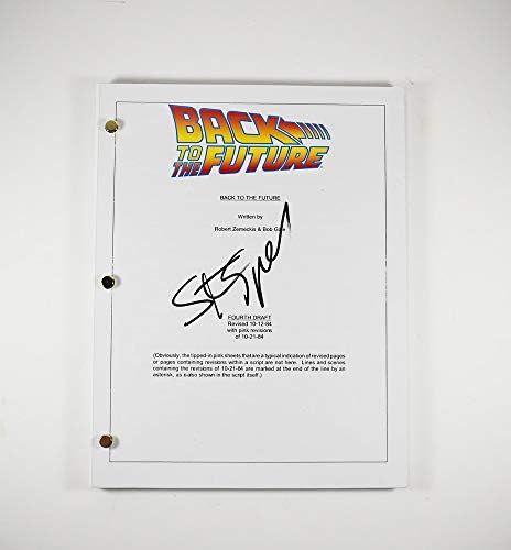 Steven Spielberg Povratak u budući scenarij potpisao je Autografirani autentični 'ga' coa