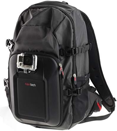Navitech Action Camera ruksak i kombinirani kombinirani kombinirani komplet 18-in-1 s integriranim remenom na prsima kompatibilan s