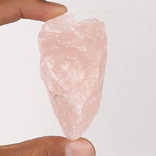 GemHub Uncut grubi prirodni ružičasti kvarc 439.85 CT Healing Crytsal kamen, iscjeliteljski kamen za višestruke uporabe