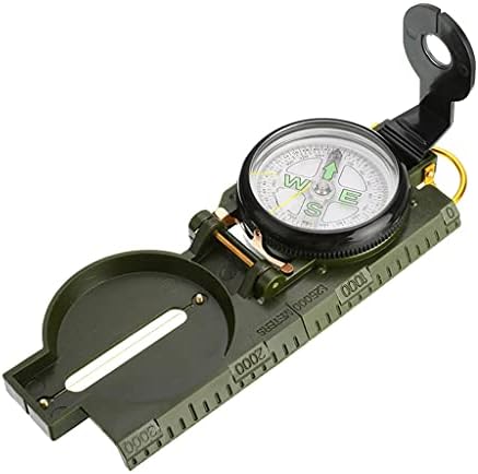 GHGHF prijenosni kompas vojni vanjski kampiranje mini sklopiva leća Kompasa preživljavanje vojske precizno usmjeravanje alata za ekspediciju
