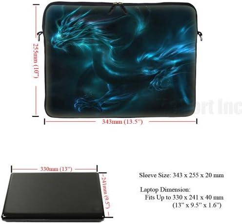 MEFFORT INC 13 13,3 inčni neoprenski laptop torba za nošenje rukava sa skrivenom ručicom i podesivim remenom na ramenu