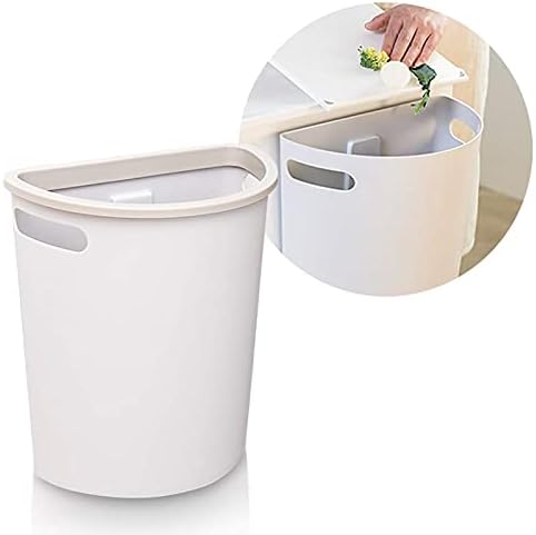 Xyyxdd mala kanta za smeće, viseća kanta za otpad ispod kuhinjskog sudopera PP vrata otpada s gornjim prstenom za popravljanje vrećice