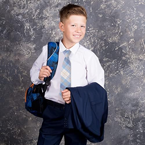 Dječačka kravata Od 6 komada, unaprijed vezane podesive kravate za školsku uniformu za vjenčanje, maturu, mješovite boje