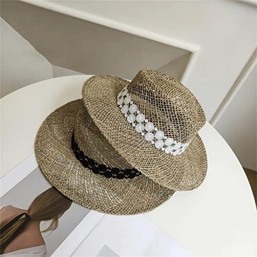 ZSEDP primorske plaže šešir šeširi šeširi stilski praznični sunce zaštita od sunca ravna slana sunca šešir