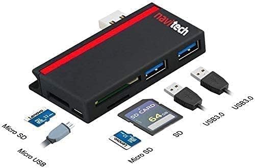 Laptop / tablet Navitech 2 u 1 USB 3.0 / 2.0 hub-adapter / ulaz Micro USB čitač kartica SD / Micro SD kartica je Kompatibilan sa ASUS