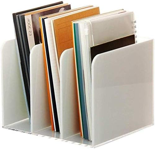 YGCBL datoteke Obitelj/stalak, Desktop File Box Magazine Plexiglass File Divider Desk Opskrba za pohranu Upravitelj višestruki izbor,