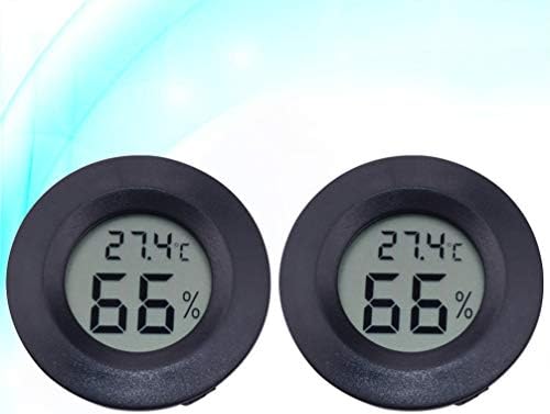 Higrometar 2pcs mini higrometar Digitalni LCD monitor mjerač vlage u zatvorenom i na otvorenom senzor temperature za ovlaživače zraka