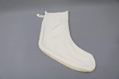 Sarikaya jastuk poklon božićna čarapa, bež čarapa, konopljive božićne čarape, čarapa kilim, čarapa Santa cruz, božićna čarapa, 618