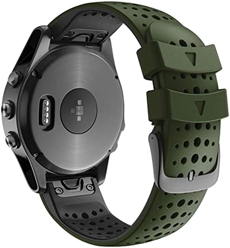 UMCNVV BRZO ODRŽAVANJE Easy Fit Silicone Watch Band za Garmin Fenix ​​7 7x Forerunner 935 945 EasyFit Wirstband 22 mm remen