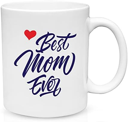 Čestita za kavu najbolja mama ikad šalica - najbolja mama ikad keramička šalica s najboljom mamom ikad tiskanom s obje strane krigle.