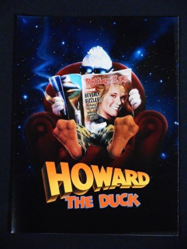 Howard The Duck 1986 Lea Thompson Prekrasna promotivna knjižica rijetka !!!!