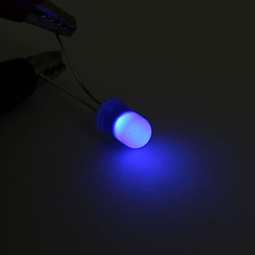 Aexit 100pcs 5 mm diode plava LED svjetiljka plava svjetlost 2 terminala emitira diode za Schottky Diodes LED svjetiljka