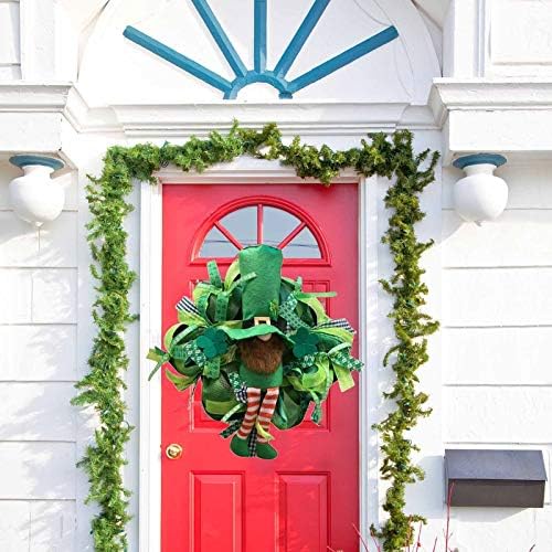 St.Patrickov dan vijenac Slatki vijenac s prednjim vratima Zidni dekor proljetni sretni vijenci