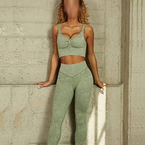 N/a bešavna joga set fitness sportski odijeli žene sportska odjeća dvodijelna odjeća za odjeću teretana odjeća visoki struk