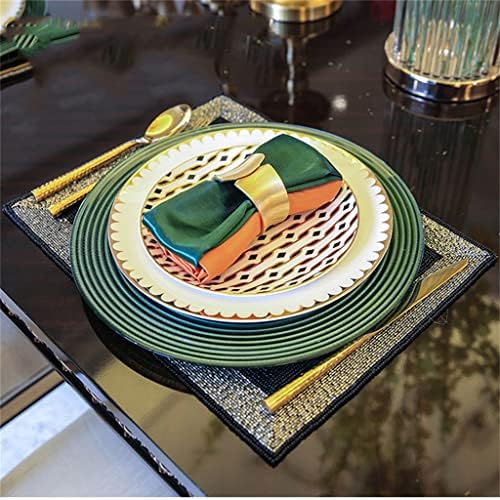 Ygqzm Keramički pribor za jelo Set za večeru jelo za salveti za salveti kombinirani stol
