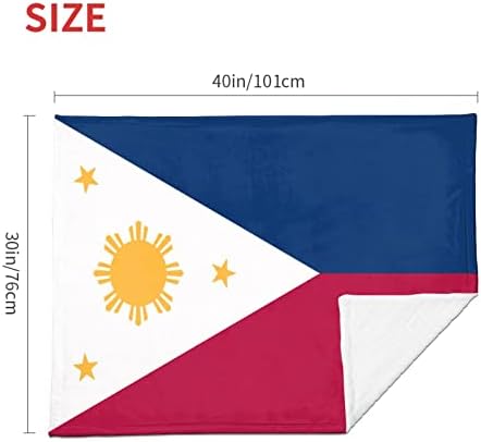 Filipinske zastave pokrivači Super mekani deka za bebe Beby Essentials Baby Decan 30 X40