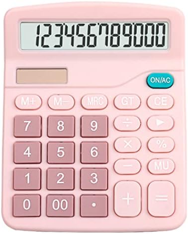 Miedeon svijetlo ružičasta 12-znamenkasti solarni znanstveni kalkulator radna računala financijski ured računalni kalkulatori veliki