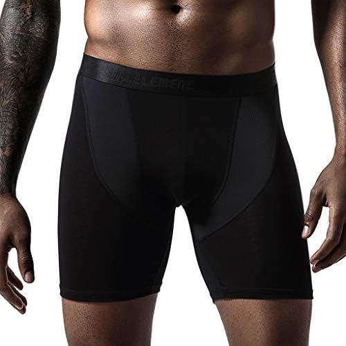 Bokserice za muškarce seksi rastezljive hlače tanke brzosušeće muške sportske ravne prozračne brzosušeće duge gaćice s
