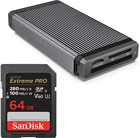 Memorijska kartica SanDisk 64GB Extreme PRO SDXC UHS-II s visoko čitač memorijskih kartica SanDisk Professional PRO-Reader Multi-Card