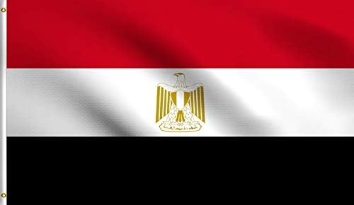 DMSE Egipat Egipatska nacionalna zastava 2x3 ft stopa poliester 100d zastava UV otporna