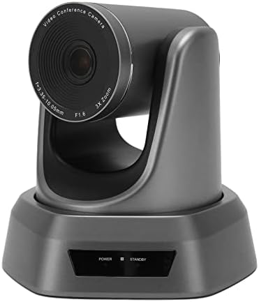 PTZ kamera, 3x Optical Zoom FHD 1080P video konferencija kamera s 128 ° ultra širokokutni prikaz, rotirajuća USB PTZ webcam za poslovni