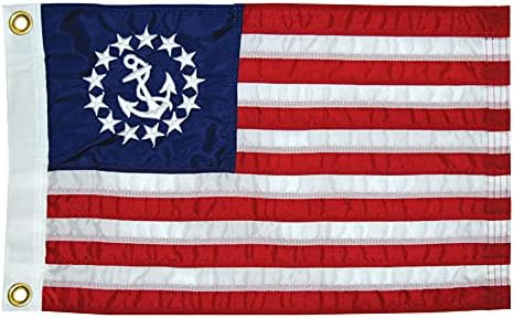 Taylor proizvodi proizvodi 8124 američka jahta zastava zasjenjena zastava 16 inča x 24 inča