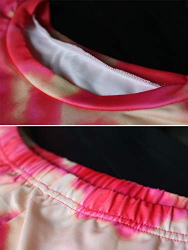 Ramoug Women Summer Tie boja Šareni print 2 komada kratkih hlača Set TractionSuit Outfit