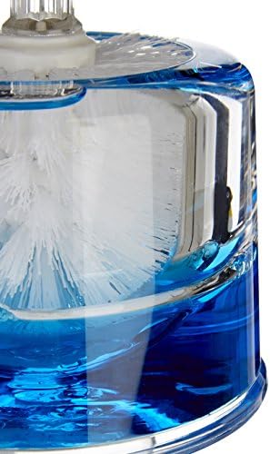 Premier Housewares 1601652 Akrilni držač za toaletne četke s plutajućim pingvinima, bistri/plavi, 12 x 12 x 36 cm